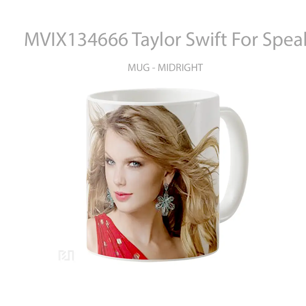 Mug Taylor Swift For Speak Now Gelas Selebriti - All-side / Desain