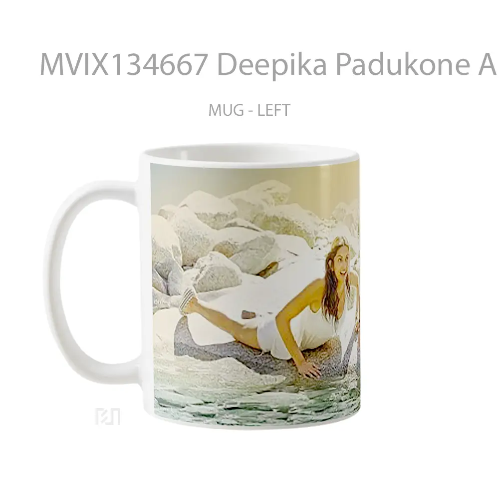 Mug Deepika Padukone And Ranbir Kapoor In Tamasha Gelas Keramik Unik - All-side / Desain
