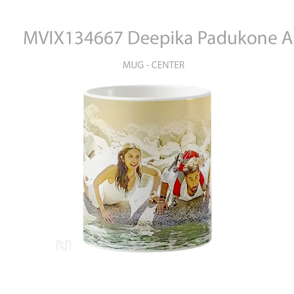 Mug Deepika Padukone And Ranbir Kapoor In Tamasha Gelas Keramik Unik