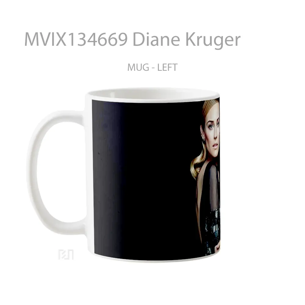 Mug Diane Kruger Gelas Keramik Unik - All-side / Desain