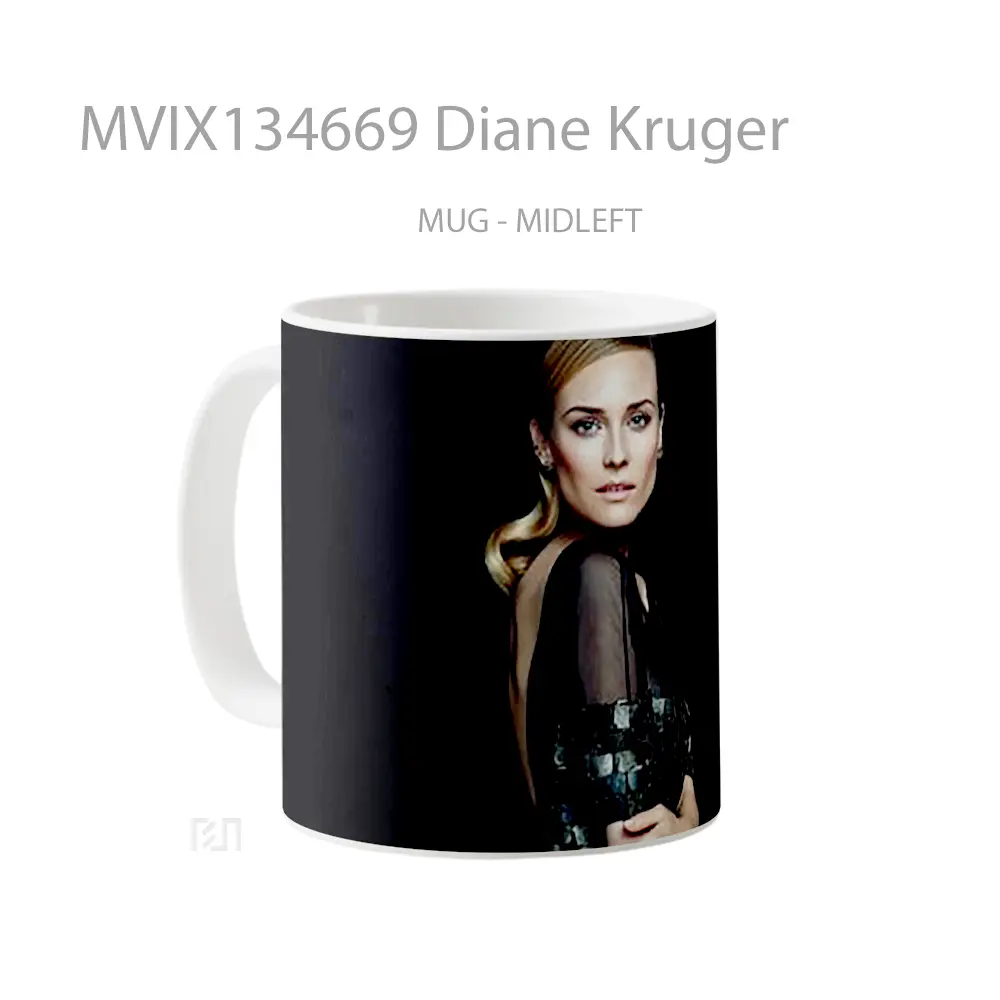 Mug Diane Kruger Gelas Keramik Unik - All-side / Desain