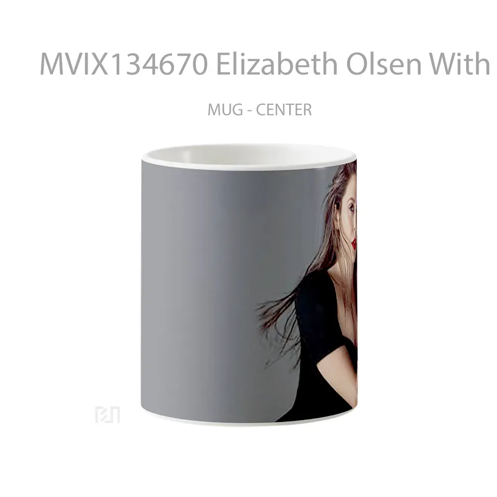 Mug Elizabeth Olsen With Long Hair Gelas Keramik Unik