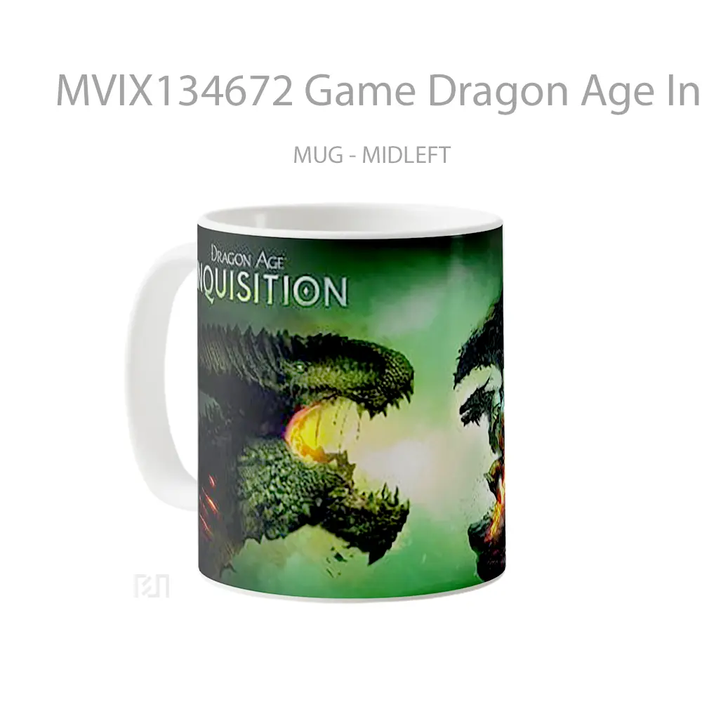 Mug Game Dragon Age Inquisition Cangkir Gamer - All-side / Desain
