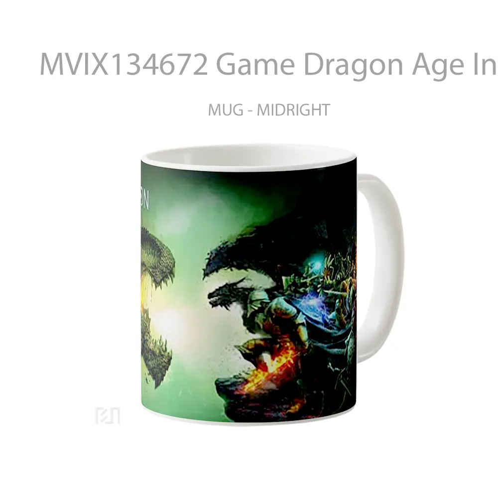 Mug Game Dragon Age Inquisition Cangkir Gamer - All-side / Desain