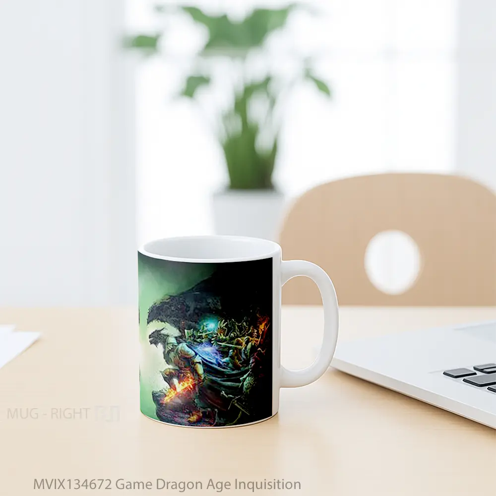 Mug Game Dragon Age Inquisition Cangkir Gamer - All-side / Desain