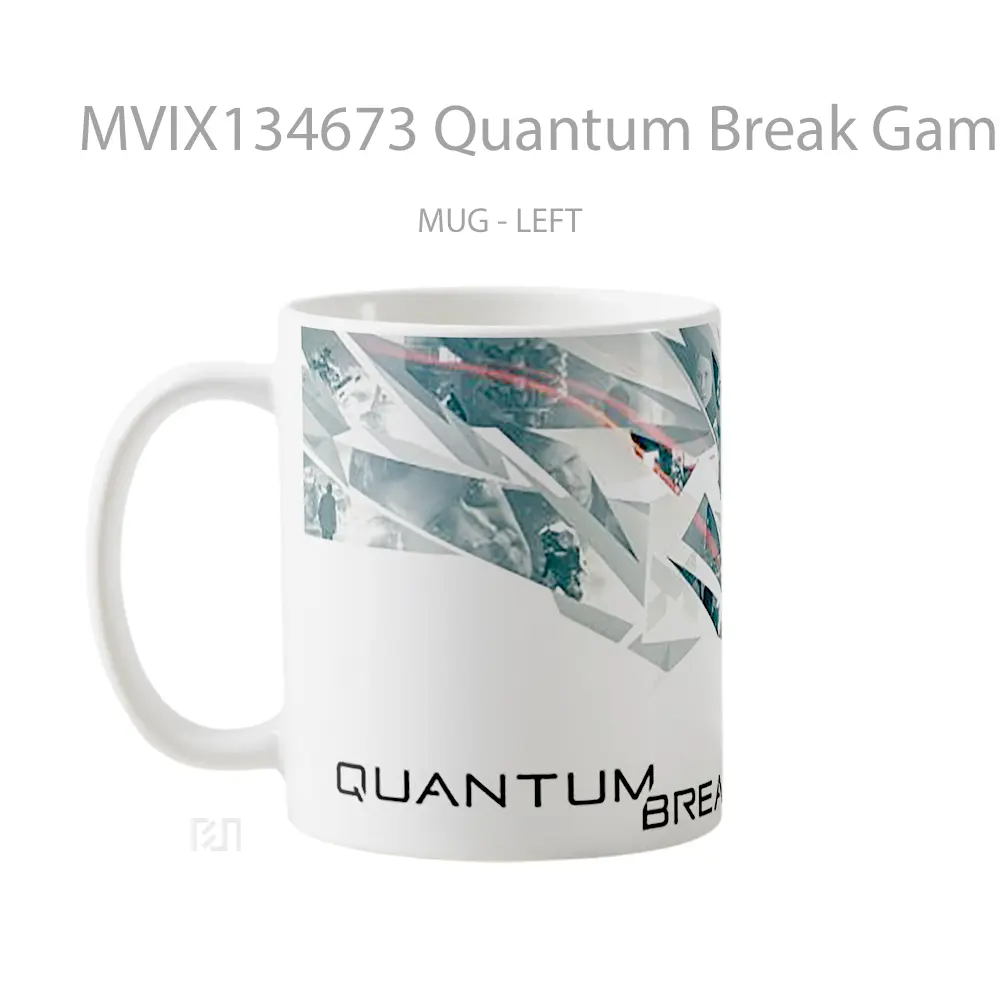 Mug Quantum Break Game Cangkir Gamer - All-side / Desain