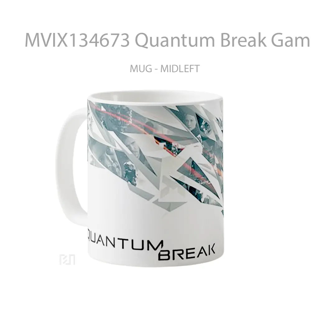 Mug Quantum Break Game Cangkir Gamer - All-side / Desain