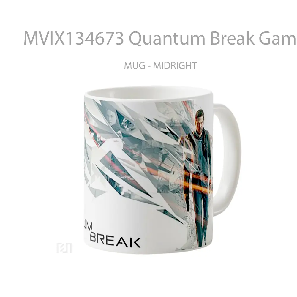 Mug Quantum Break Game Cangkir Gamer - All-side / Desain