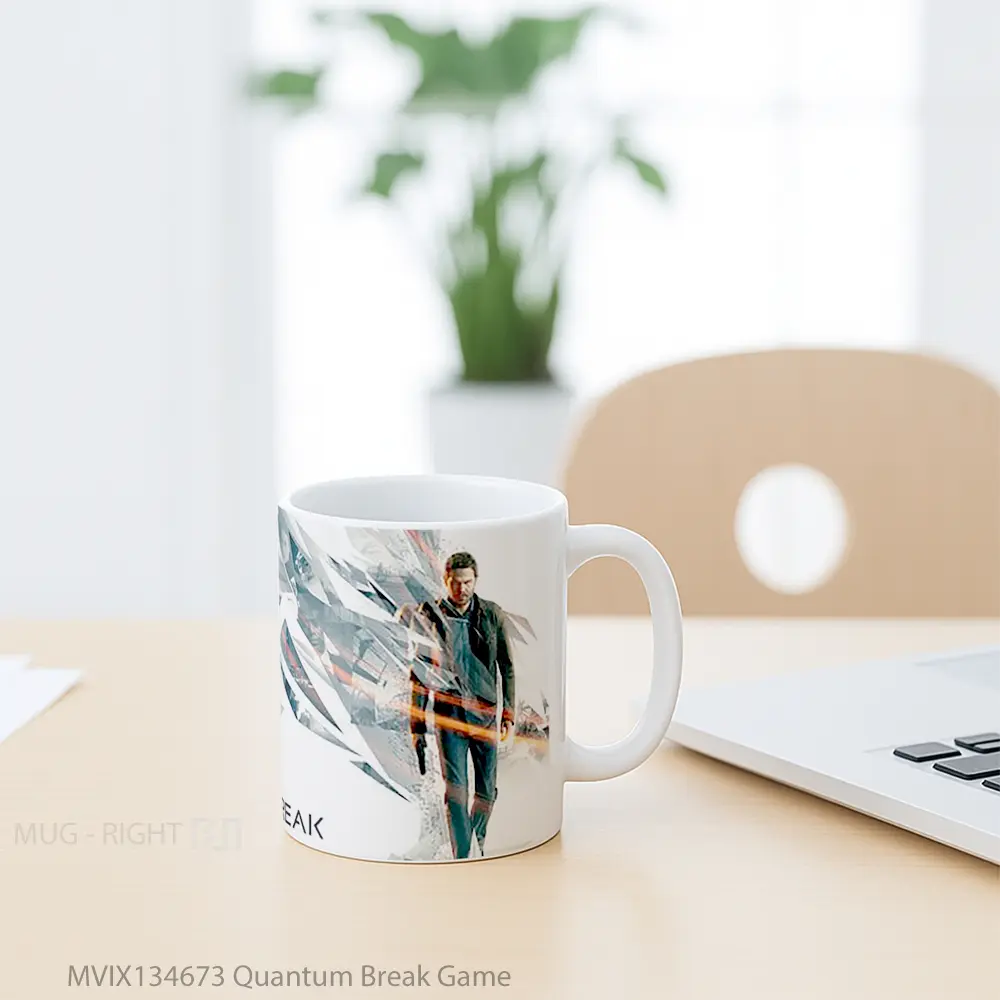 Mug Quantum Break Game Cangkir Gamer - All-side / Desain