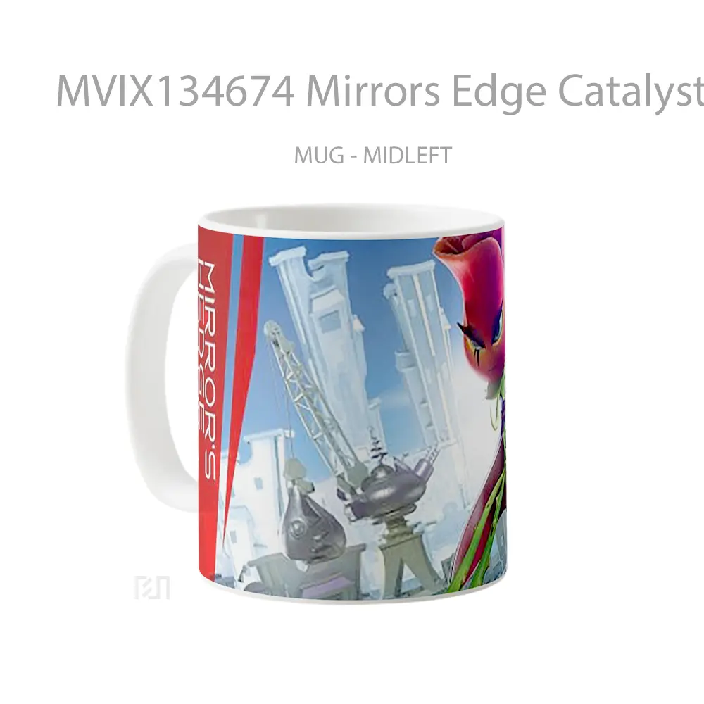 Mug Mirrors Edge Catalyst As Garden Warfare 2 Gelas Pemandangan Alam - All-side / Desain