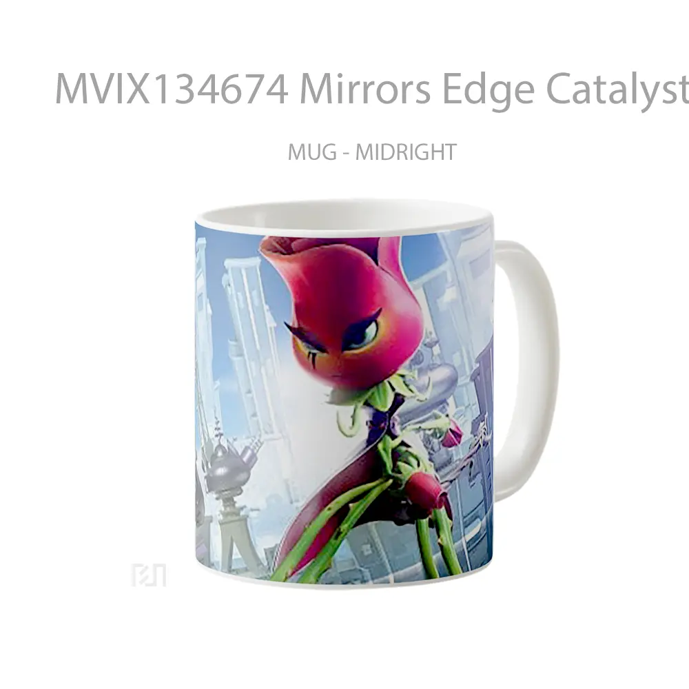 Mug Mirrors Edge Catalyst As Garden Warfare 2 Gelas Pemandangan Alam - All-side / Desain