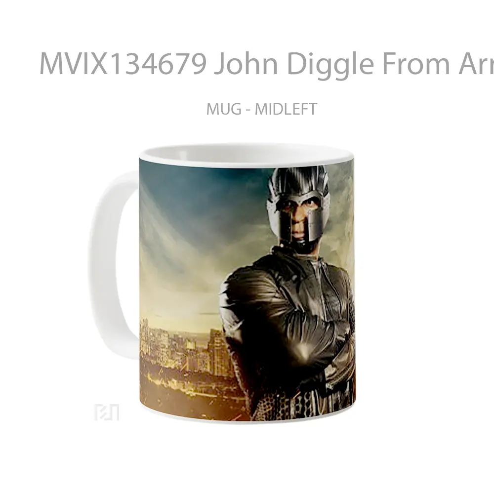 Mug John Diggle From Arrow Gelas Keramik Unik - All-side / Desain