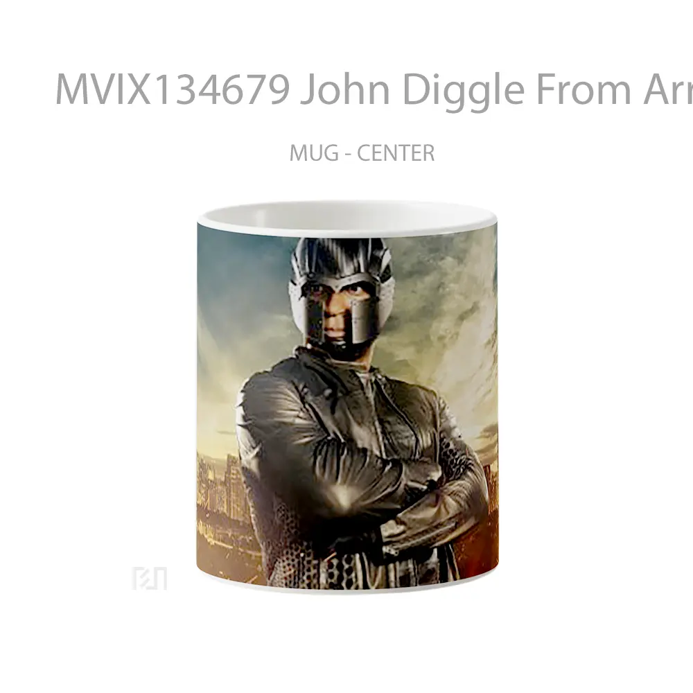 Mug John Diggle From Arrow Gelas Keramik Unik