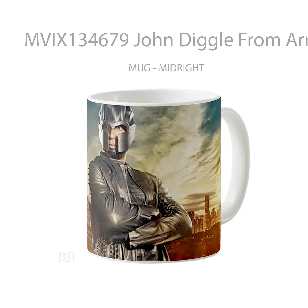 Mug John Diggle From Arrow Gelas Keramik Unik - All-side / Desain