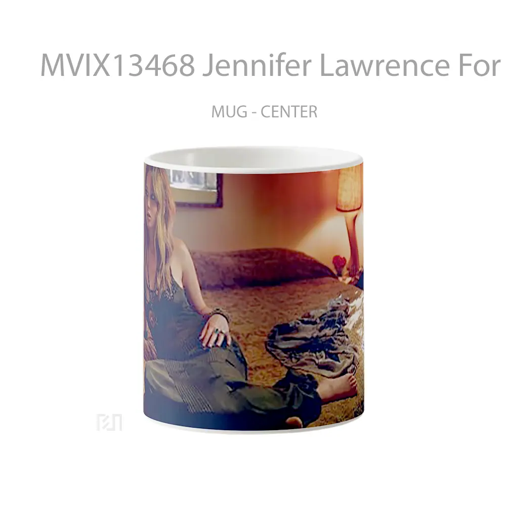 Mug Jennifer Lawrence For Vogue Gelas Keramik Unik