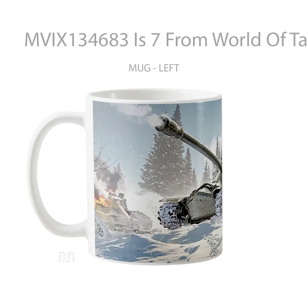 Mug Is 7 From World Of Tanks Gelas Keramik Unik - All-side / Desain
