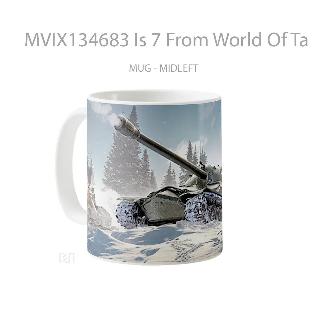 Mug Is 7 From World Of Tanks Gelas Keramik Unik - All-side / Desain