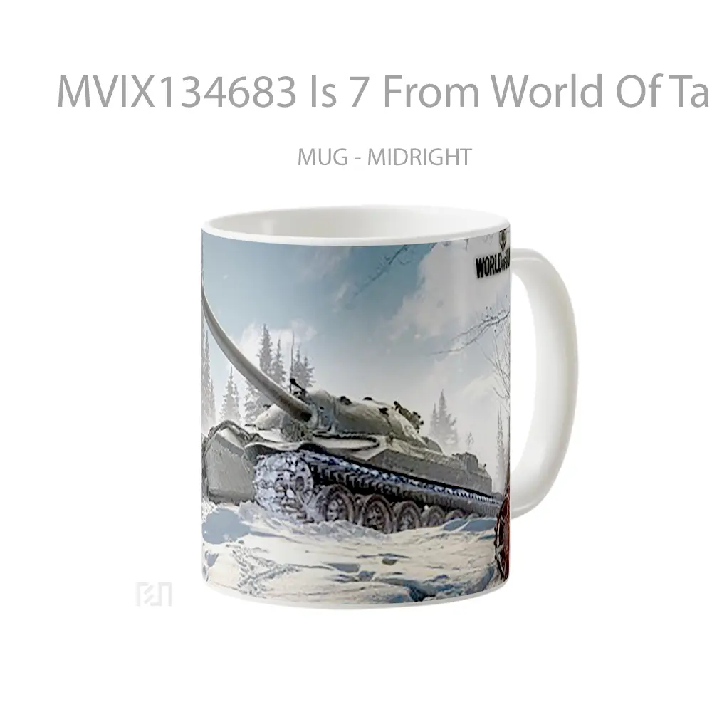 Mug Is 7 From World Of Tanks Gelas Keramik Unik - All-side / Desain
