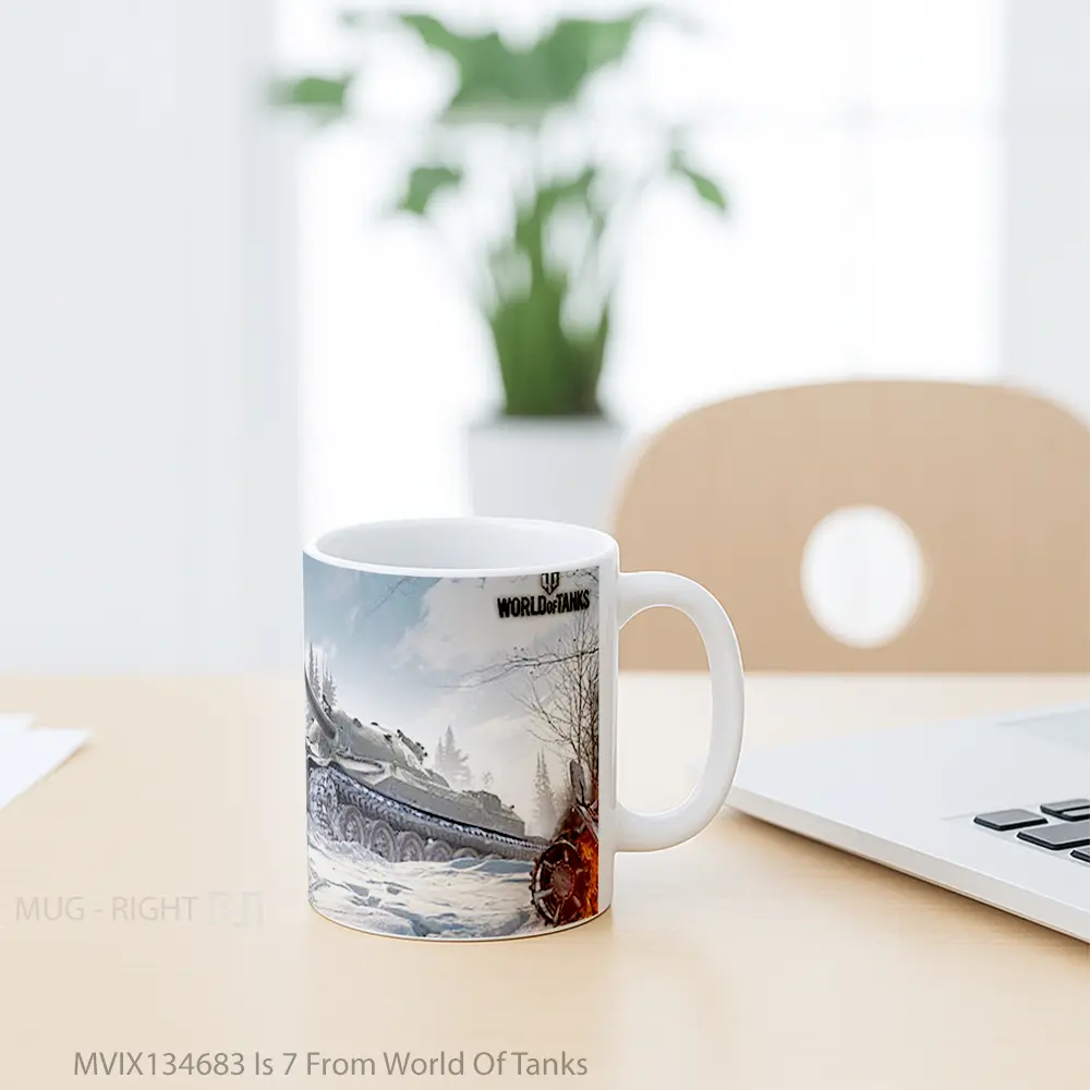 Mug Is 7 From World Of Tanks Gelas Keramik Unik - All-side / Desain