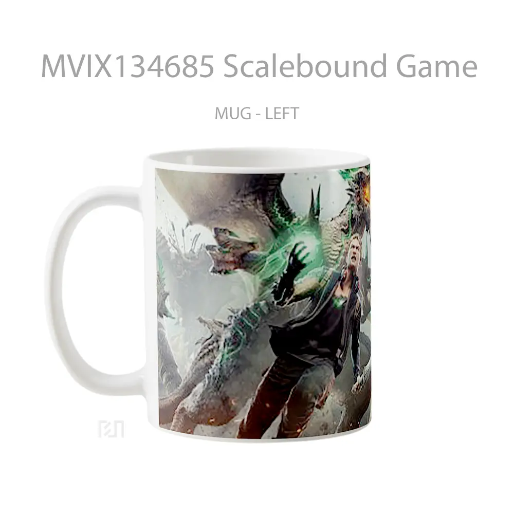Mug Scalebound Game Cangkir Gamer - All-side / Desain