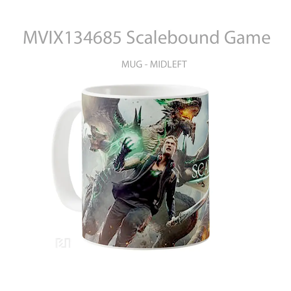 Mug Scalebound Game Cangkir Gamer - All-side / Desain