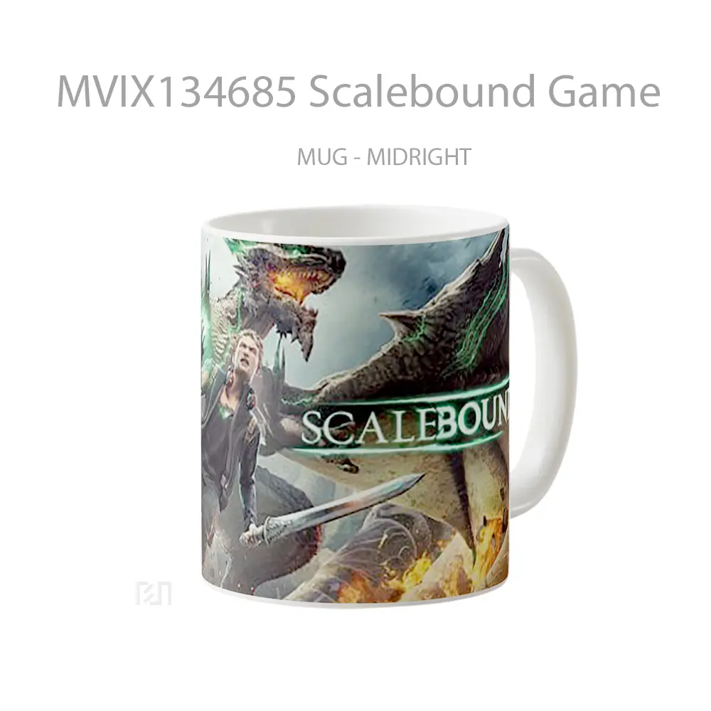 Mug Scalebound Game Cangkir Gamer - All-side / Desain