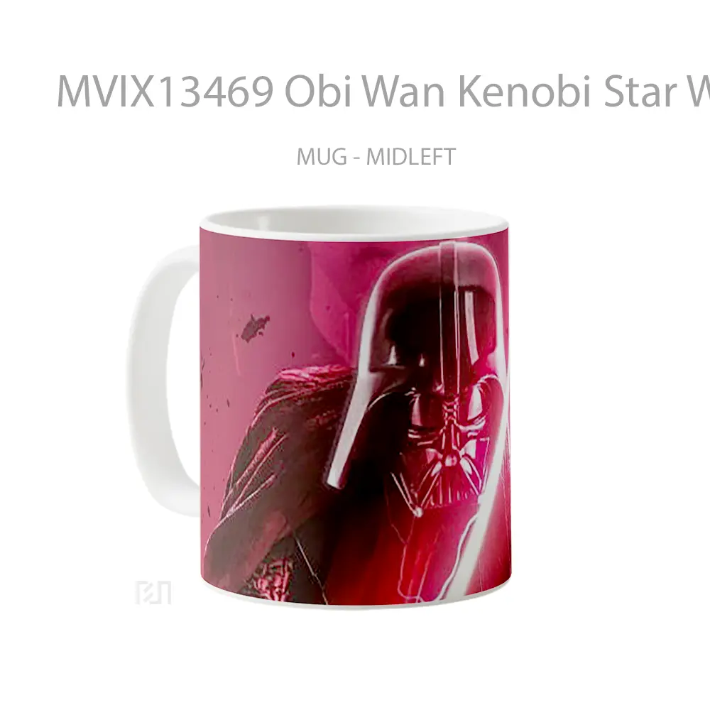 Mug Obi Wan Kenobi Star Wars Series Gelas Star Wars - All-side / Desain