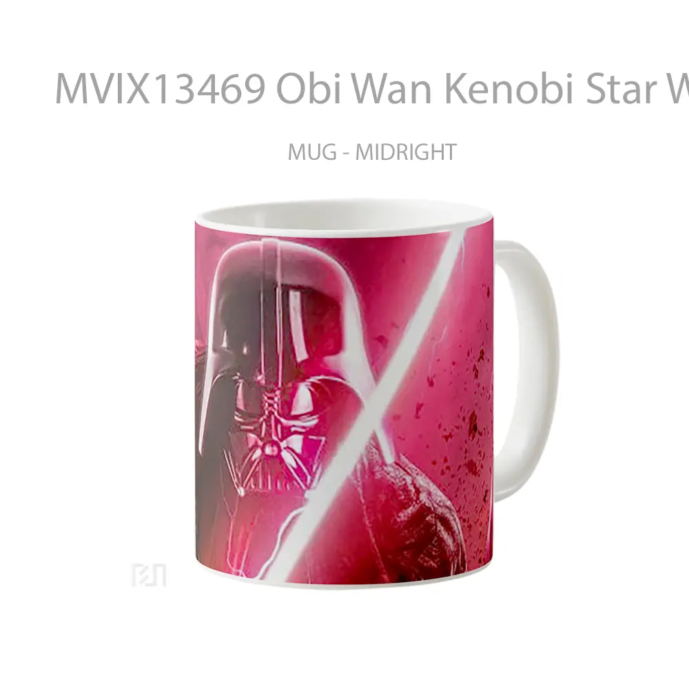 Mug Obi Wan Kenobi Star Wars Series Gelas Star Wars - All-side / Desain