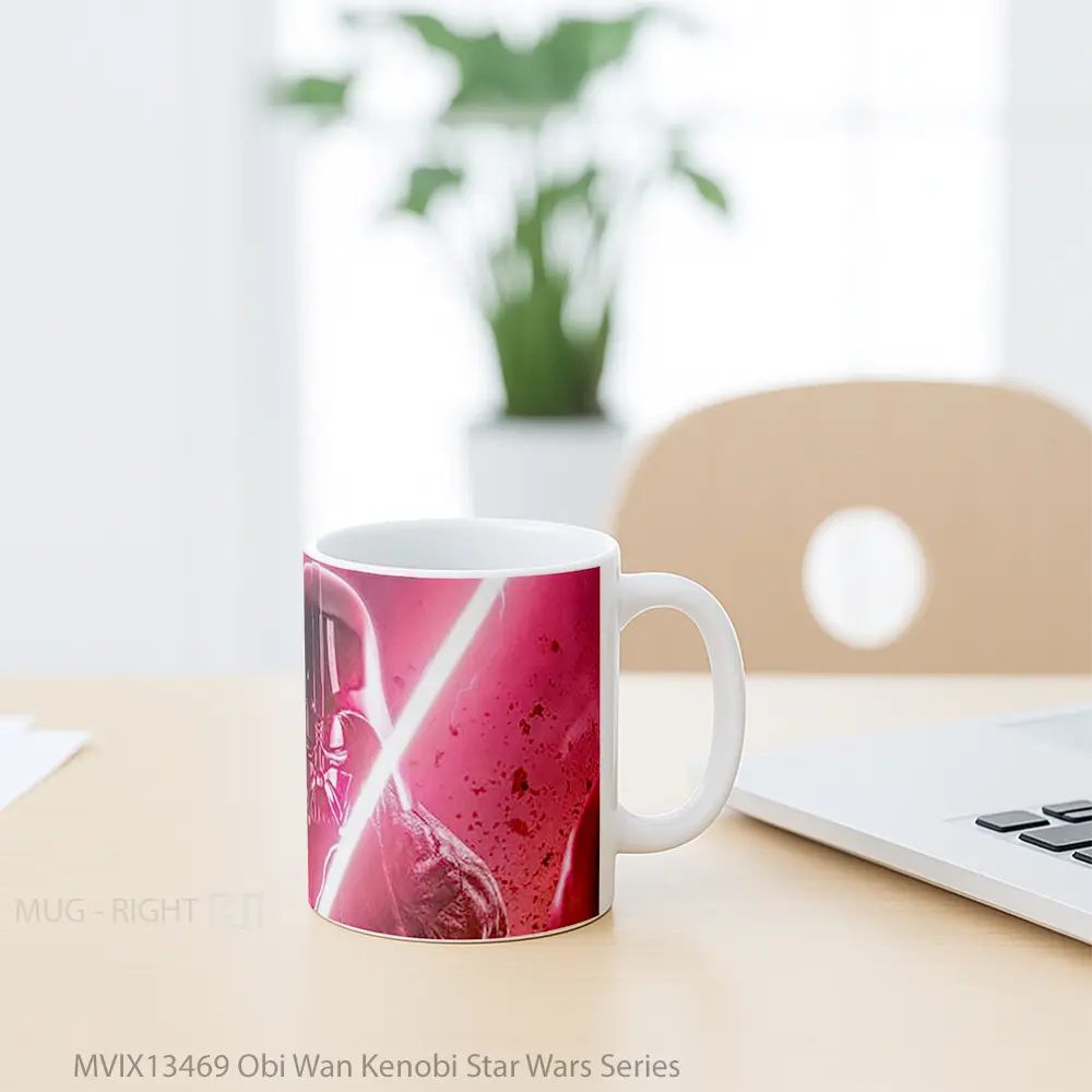 Mug Obi Wan Kenobi Star Wars Series Gelas Star Wars - All-side / Desain