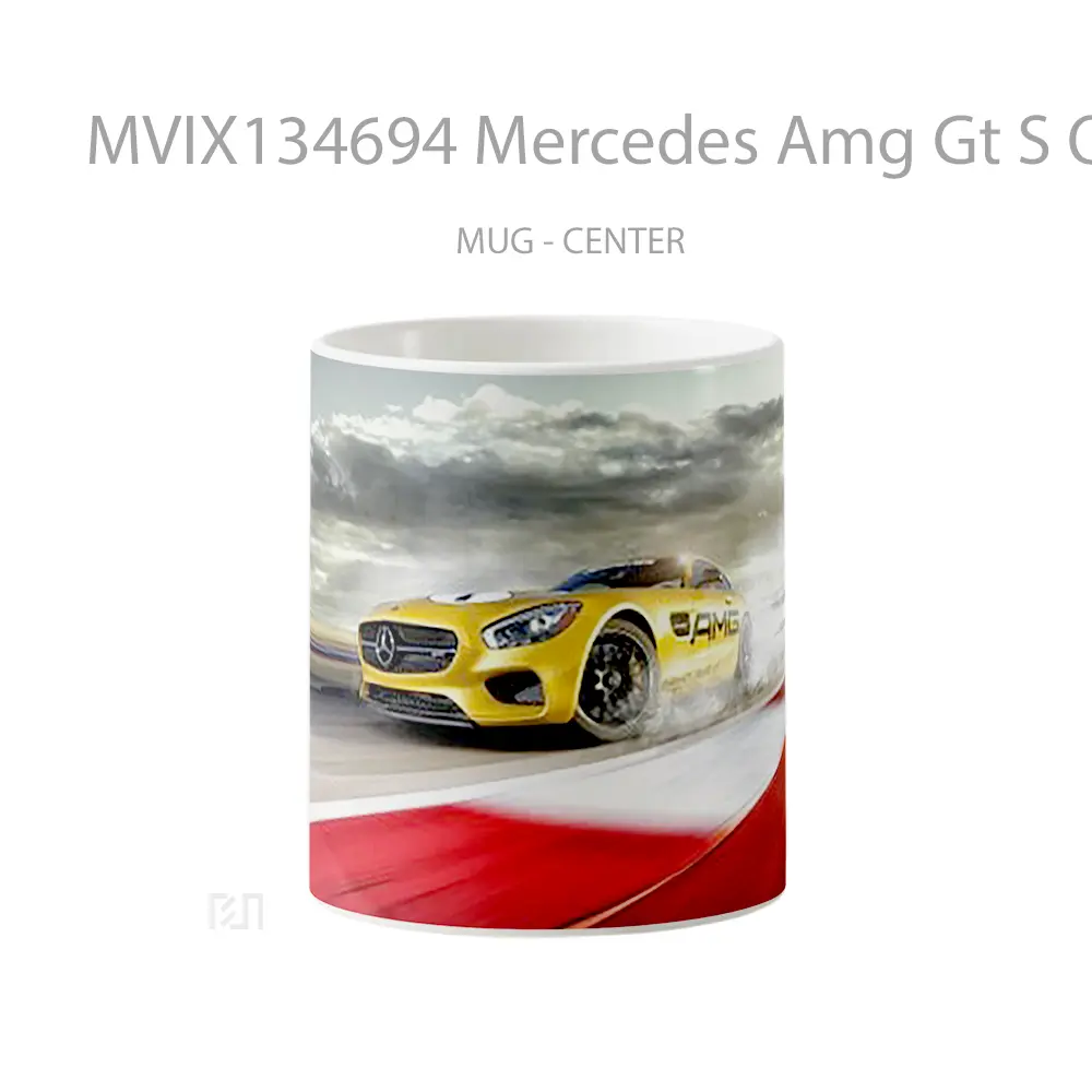 Mug Mercedes Amg Gt S On A Track Cangkir Mobil