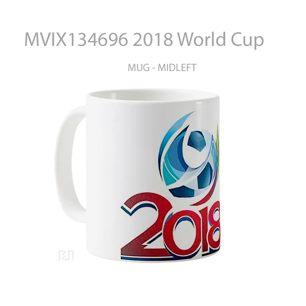 Mug 2018 World Cup Gelas Keramik Unik - All-side / Desain