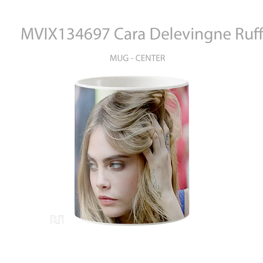 Mug Cara Delevingne Ruffling Gelas Keramik Unik