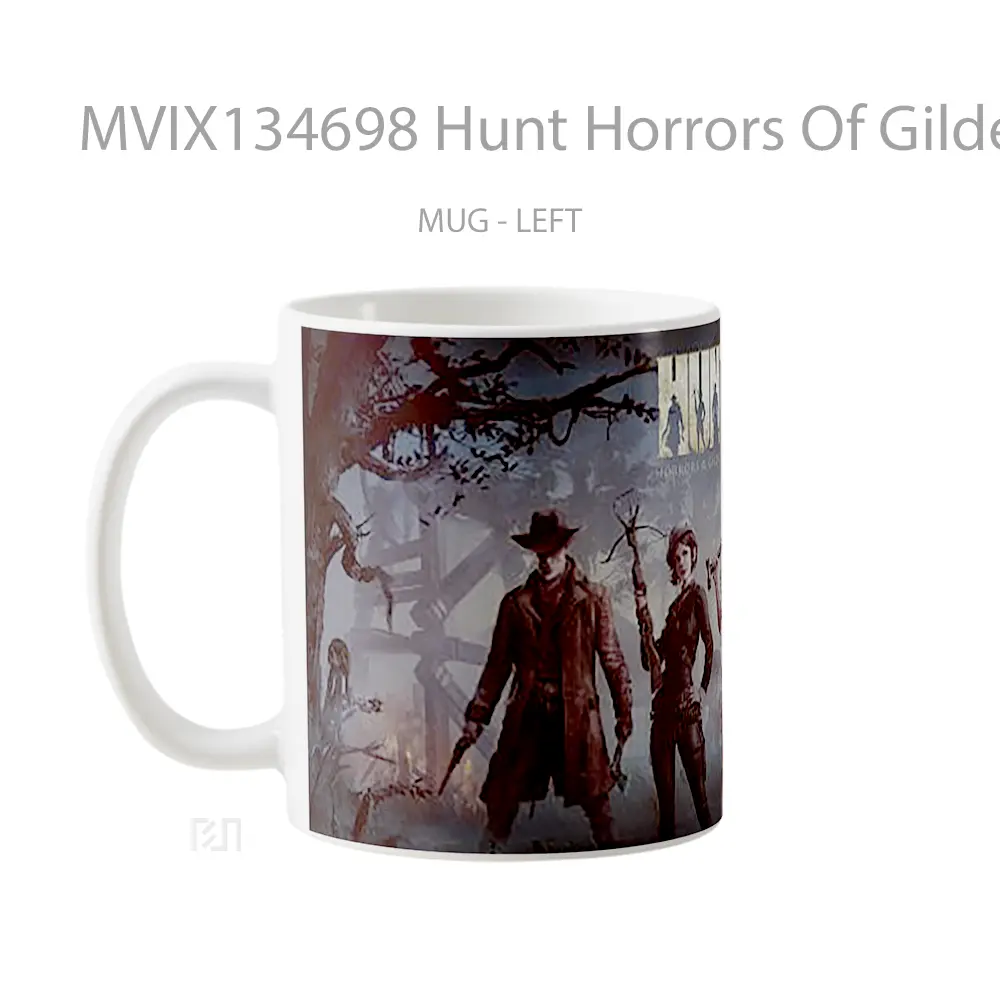 Mug Hunt Horrors Of Gilded Age Gelas Keramik Unik - All-side / Desain