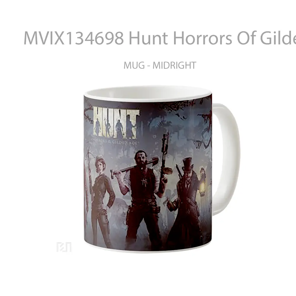 Mug Hunt Horrors Of Gilded Age Gelas Keramik Unik - All-side / Desain