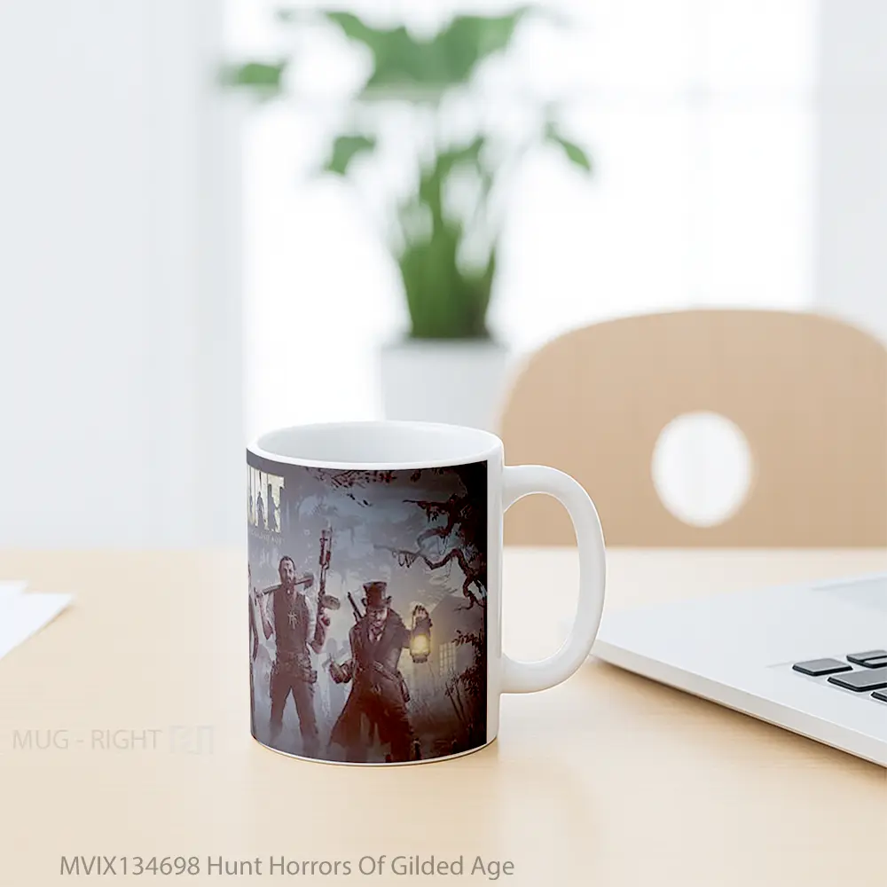 Mug Hunt Horrors Of Gilded Age Gelas Keramik Unik - All-side / Desain