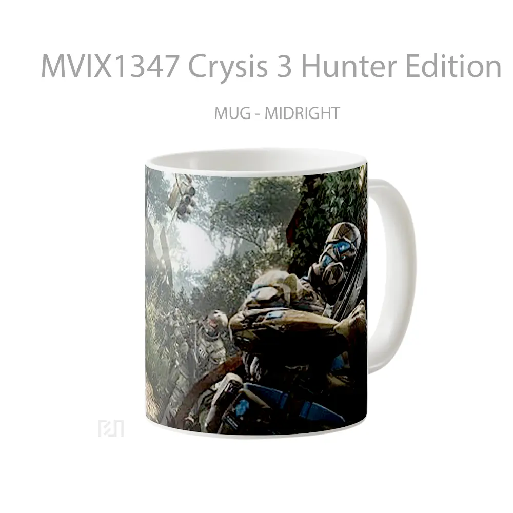 Mug Crysis 3 Hunter Edition Gelas Keramik Unik - All-side / Desain