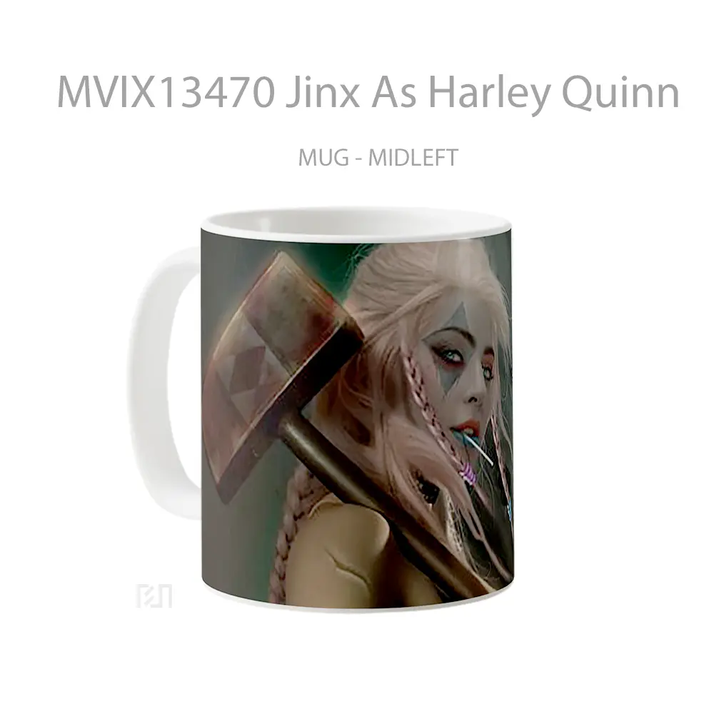 Mug Jinx As Harley Quinn Gelas Keramik Unik - All-side / Desain