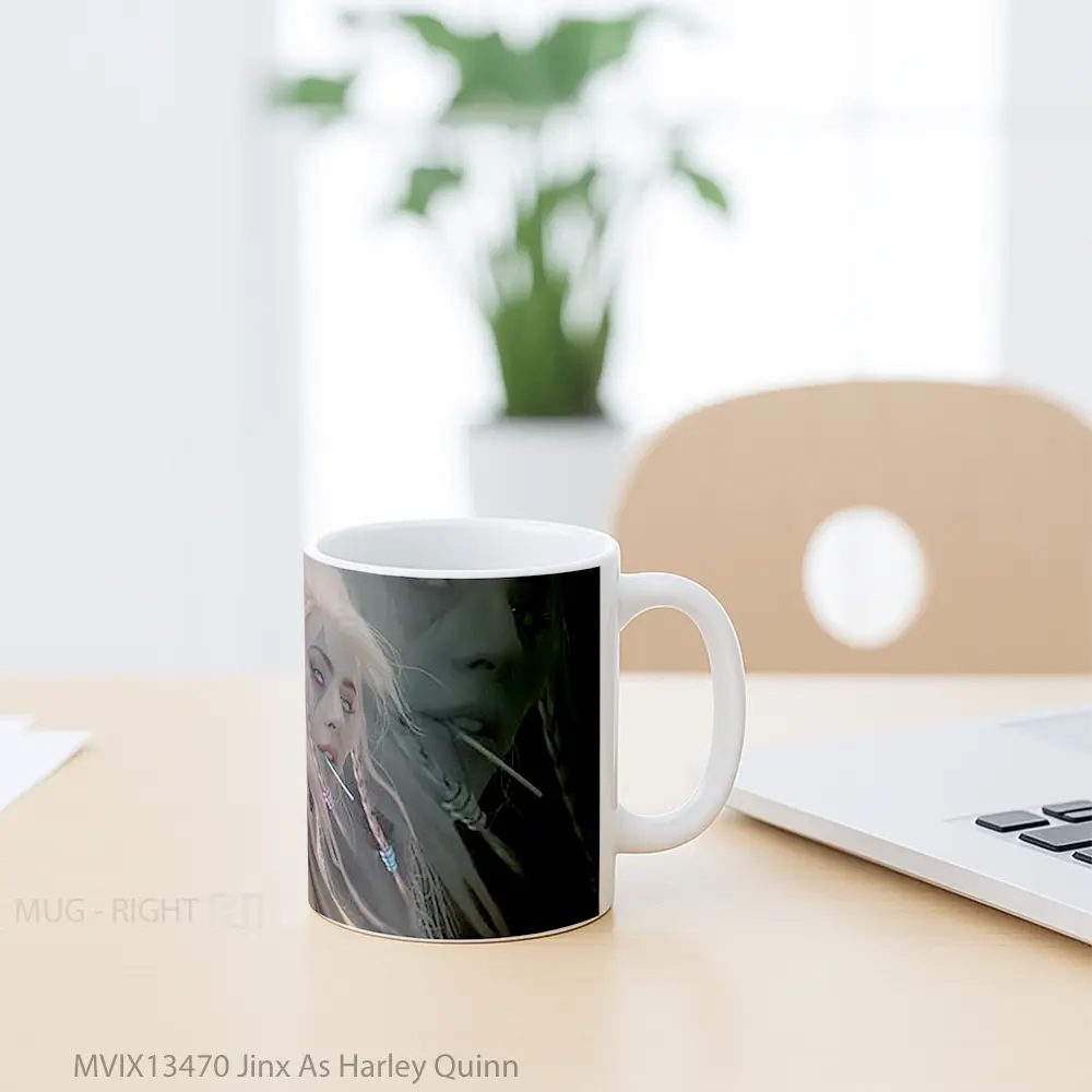 Mug Jinx As Harley Quinn Gelas Keramik Unik - All-side / Desain