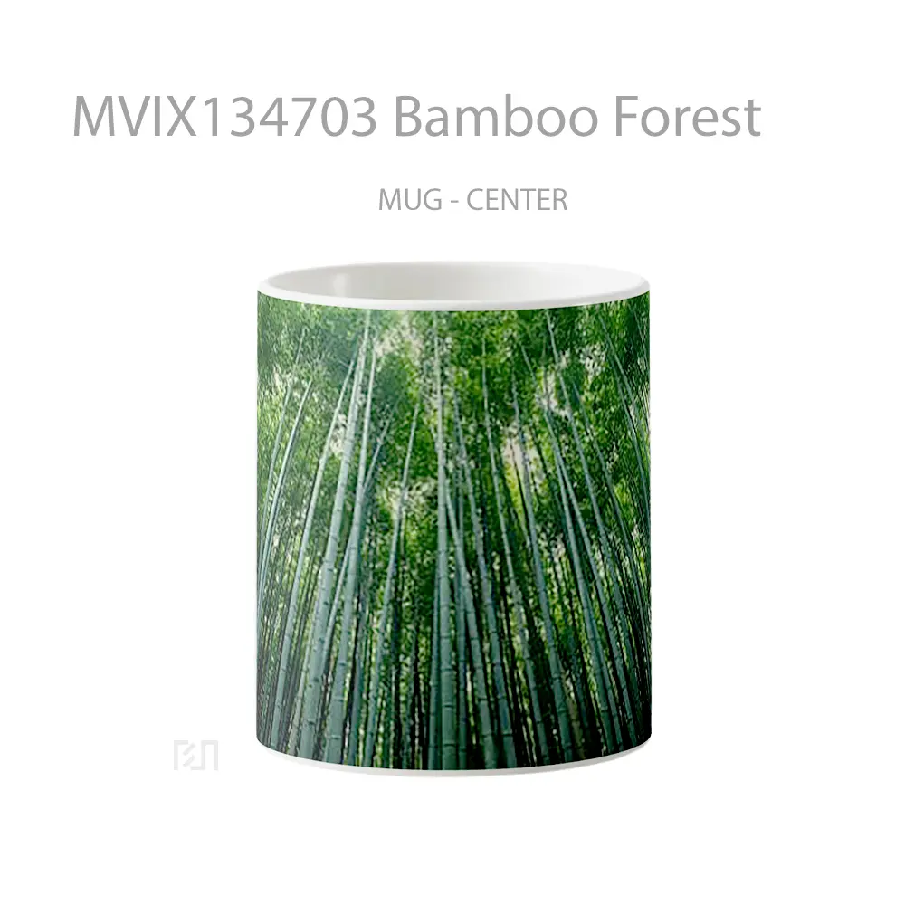 Mug Bamboo Forest Gelas Pemandangan Alam