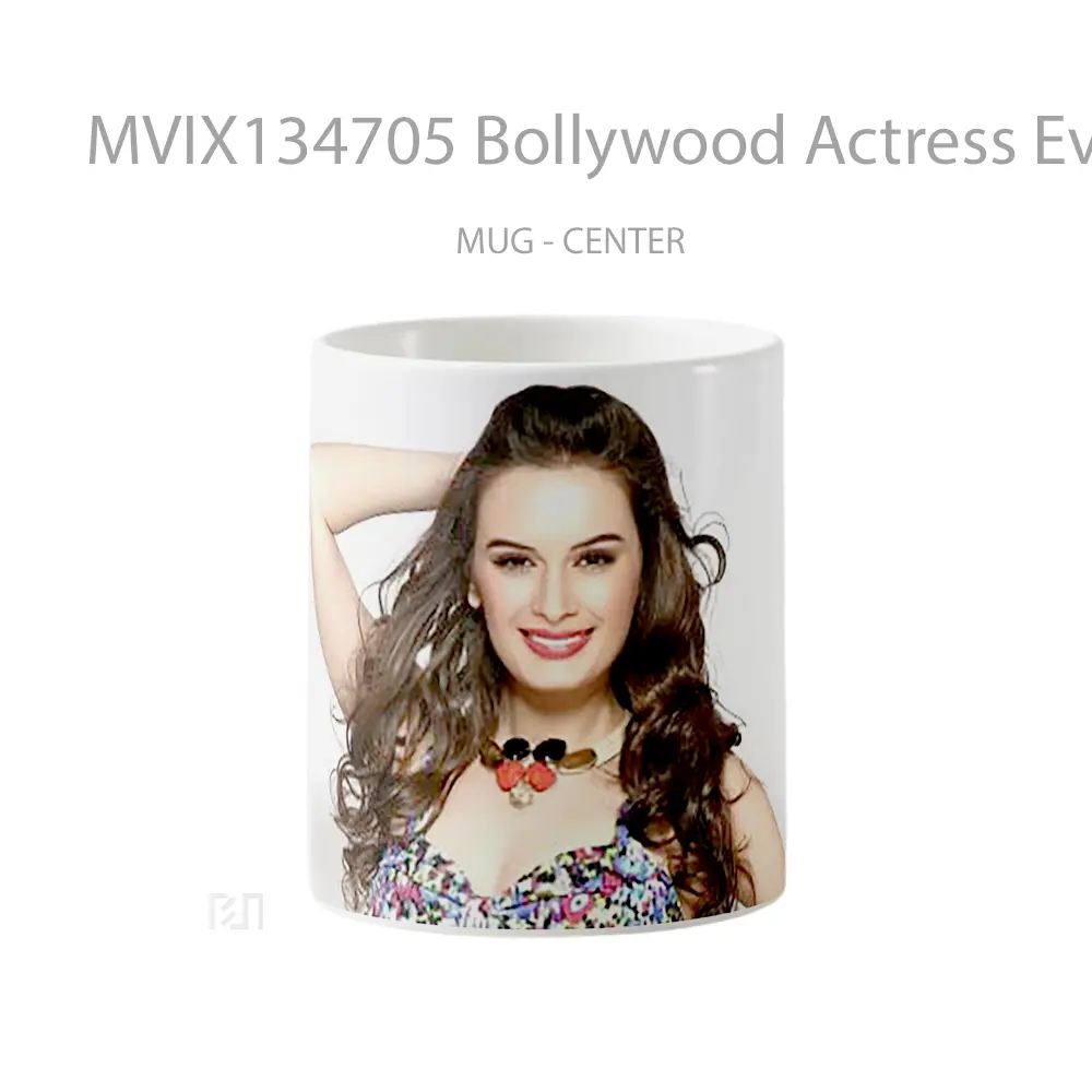 Mug Bollywood Actress Evelyn Sharma Gelas Keramik Unik