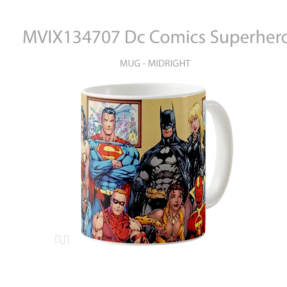 Mug Dc Comics Superheroes Gelas Superhero - All-side / Desain