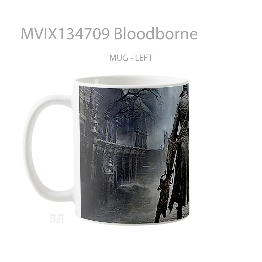Mug Bloodborne Gelas Keramik Unik - All-side / Desain