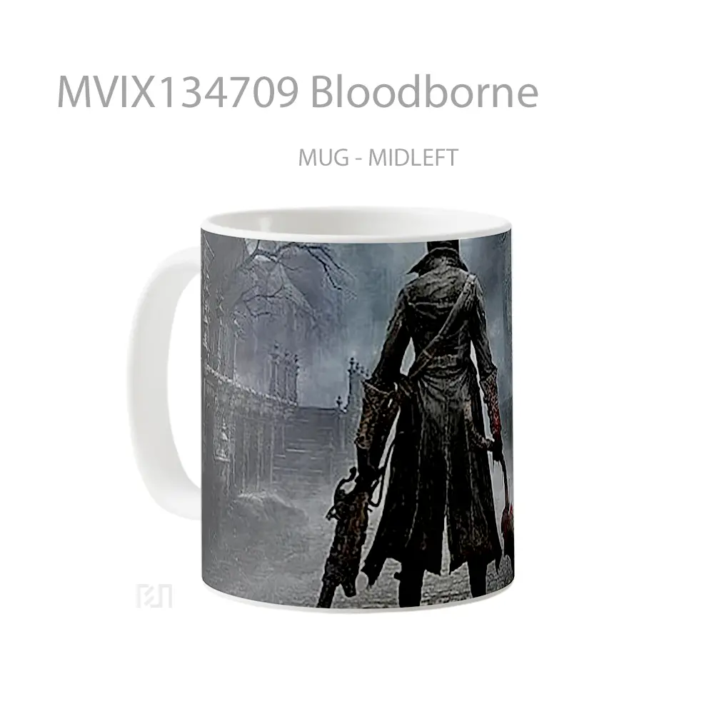 Mug Bloodborne Gelas Keramik Unik - All-side / Desain