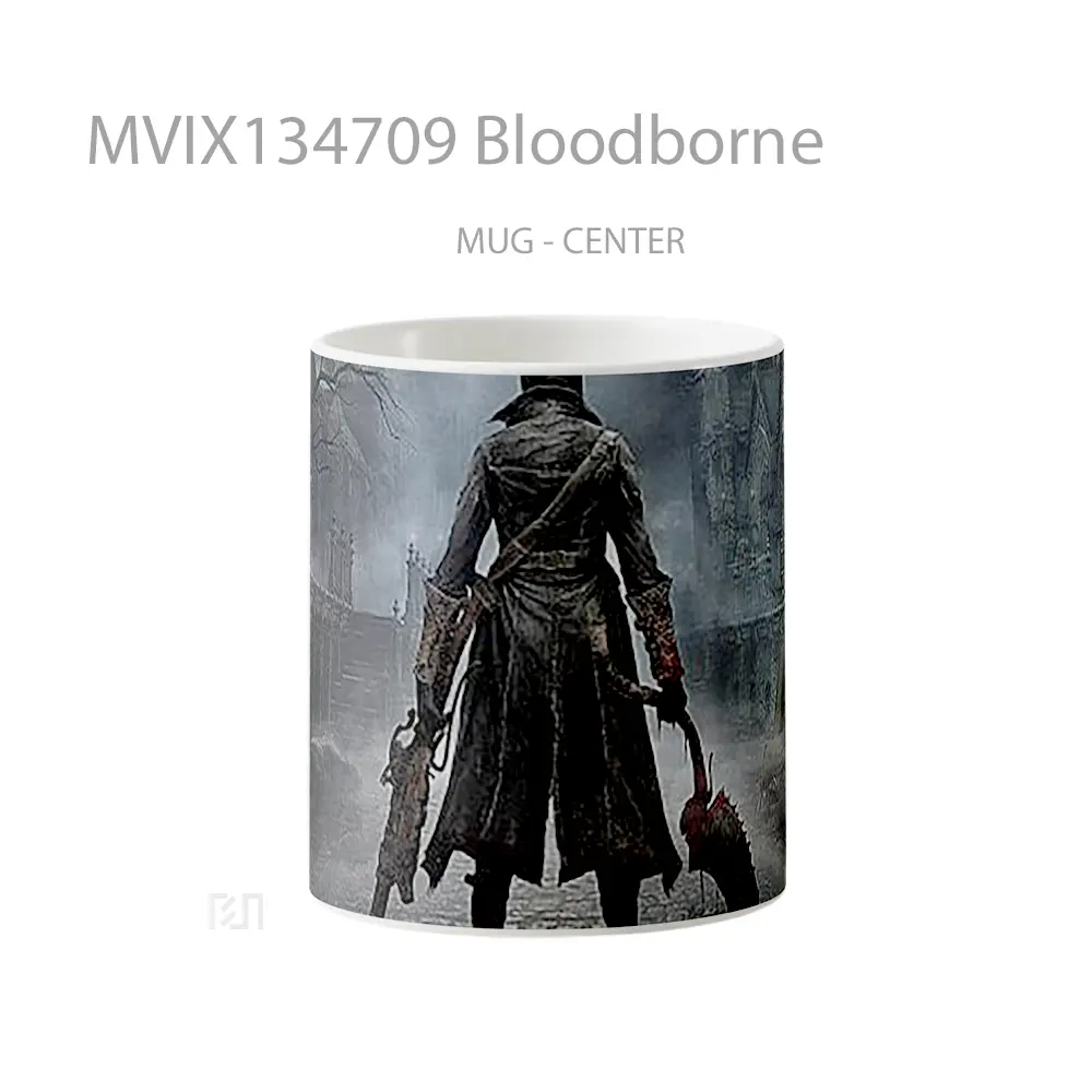 Mug Bloodborne Gelas Keramik Unik