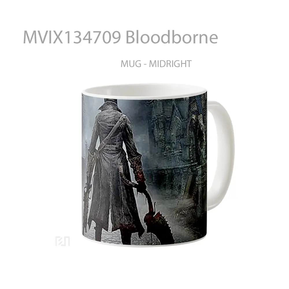 Mug Bloodborne Gelas Keramik Unik - All-side / Desain