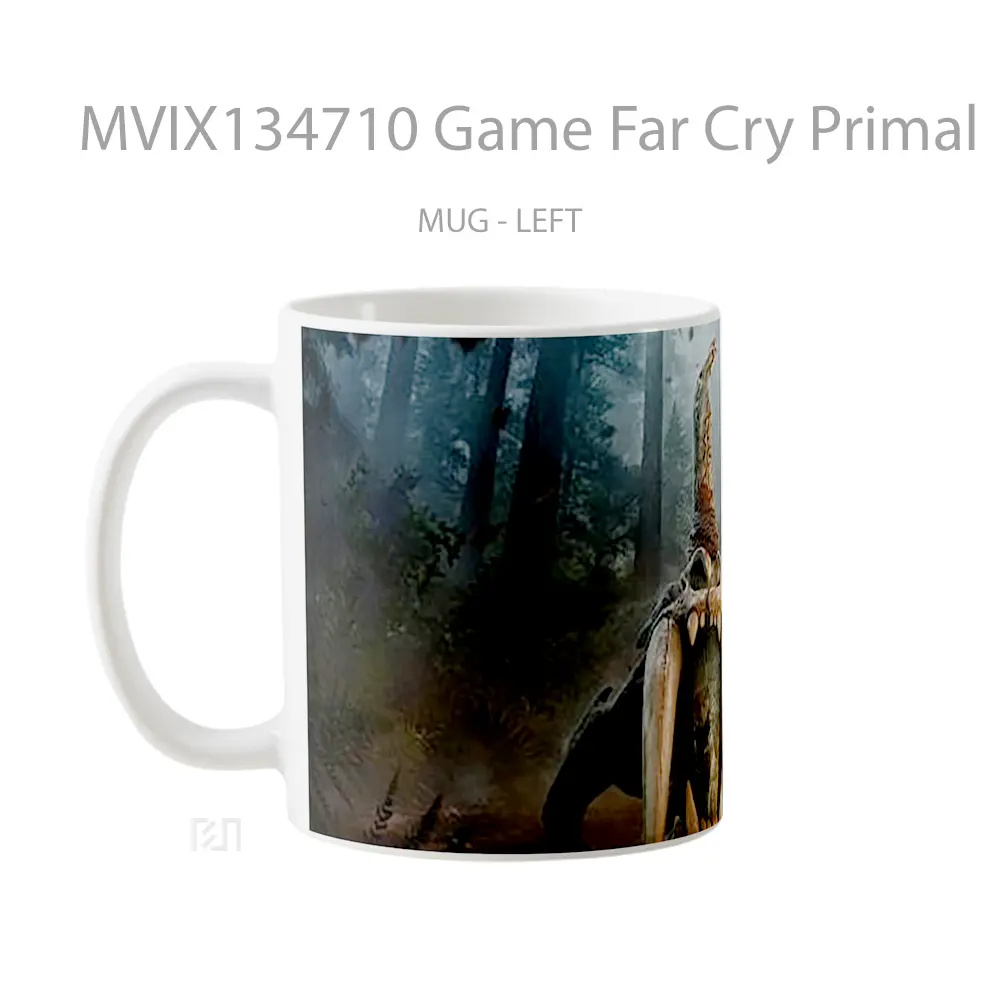 Mug Game Far Cry Primal Cangkir Gamer - All-side / Desain