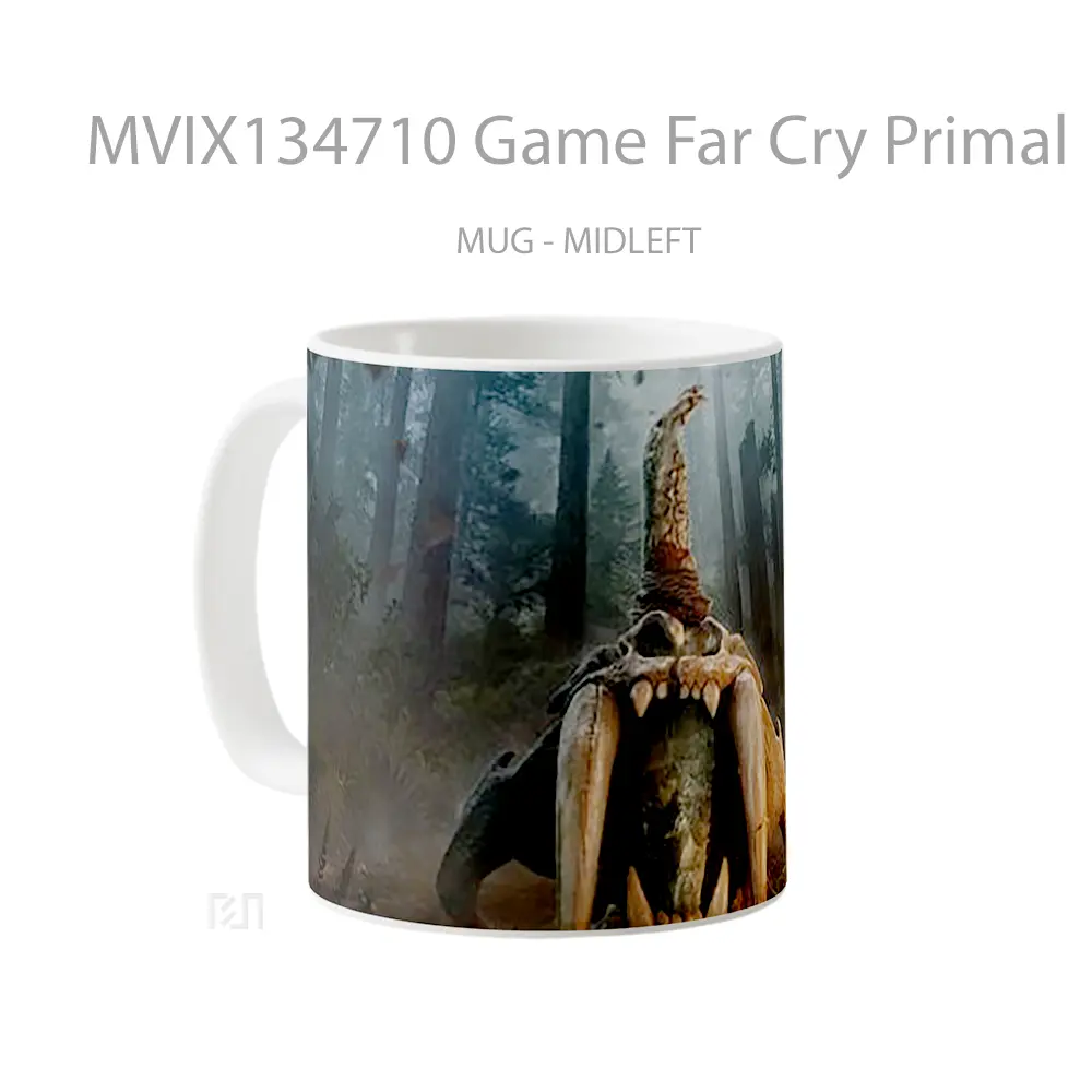 Mug Game Far Cry Primal Cangkir Gamer - All-side / Desain