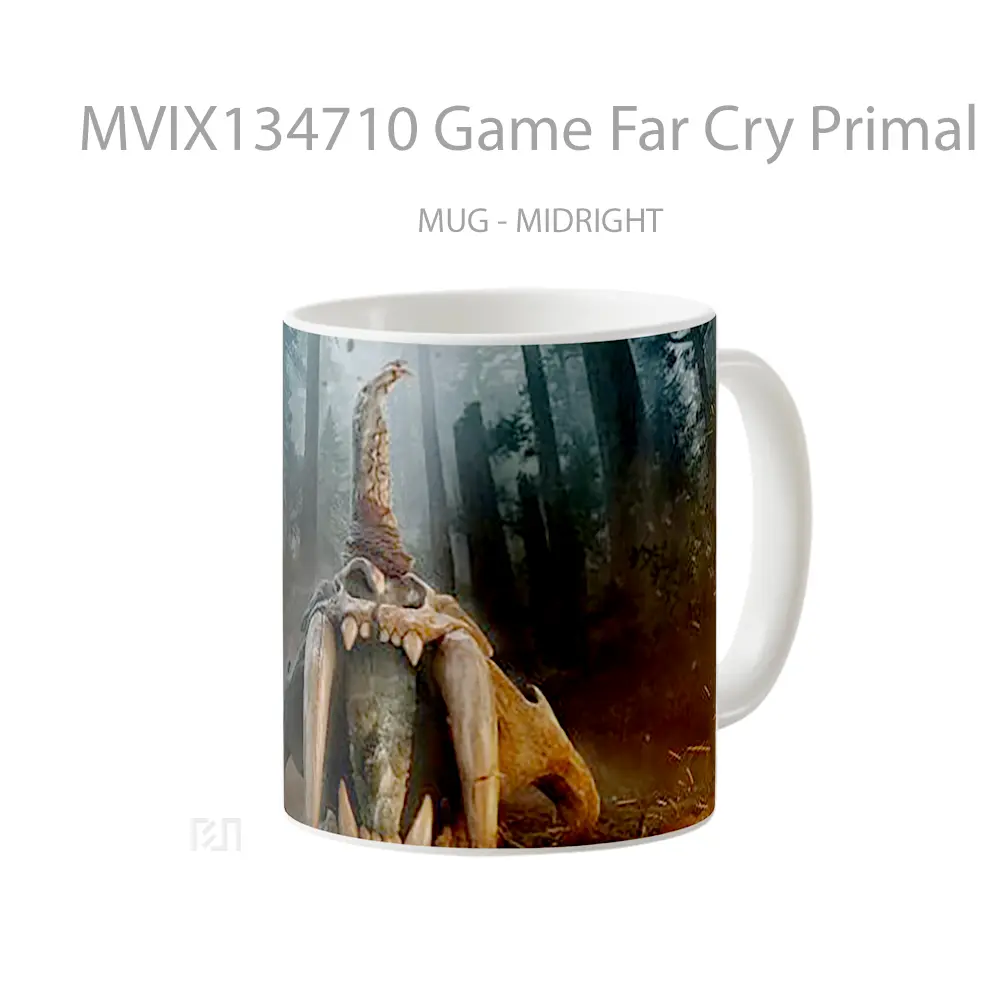 Mug Game Far Cry Primal Cangkir Gamer - All-side / Desain
