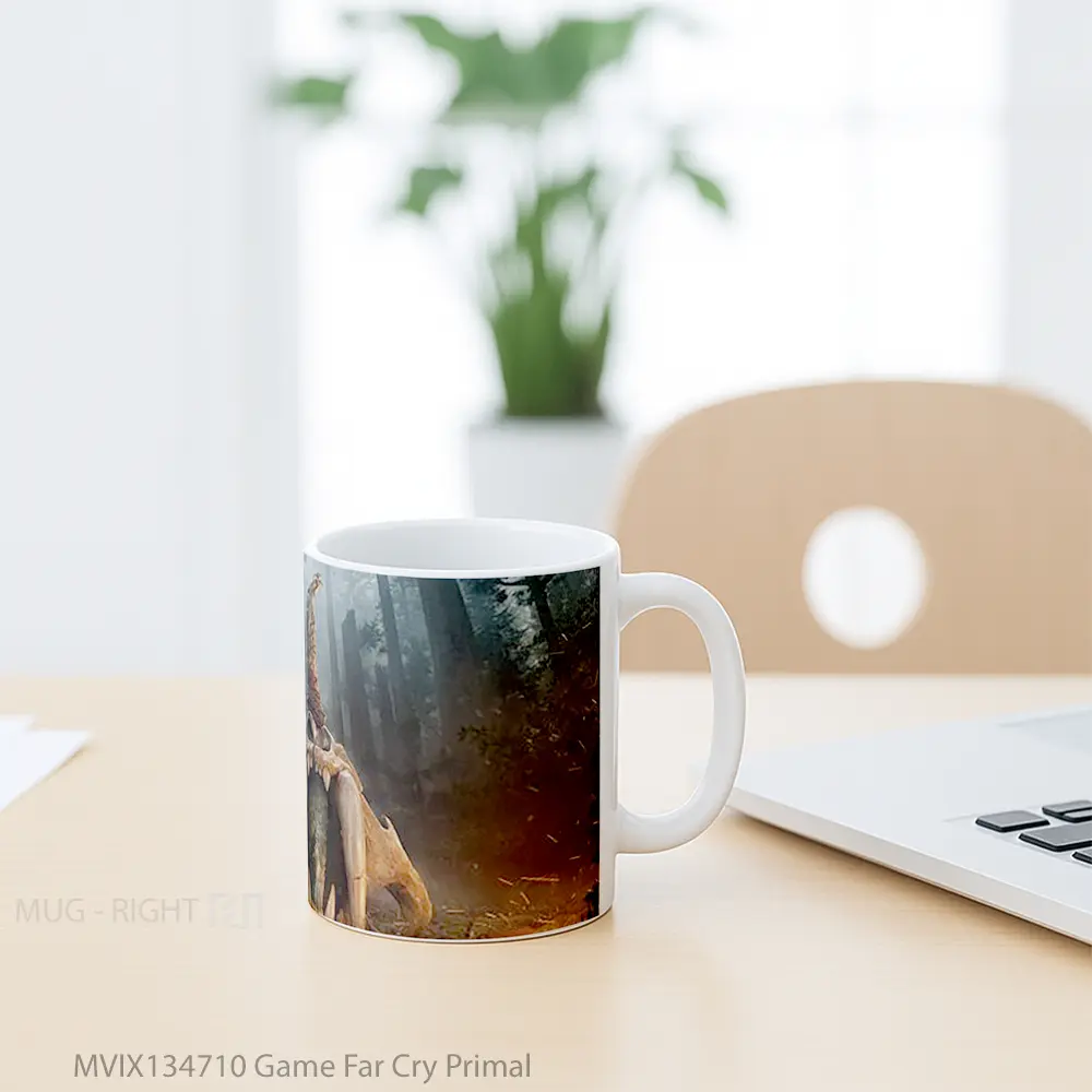 Mug Game Far Cry Primal Cangkir Gamer - All-side / Desain