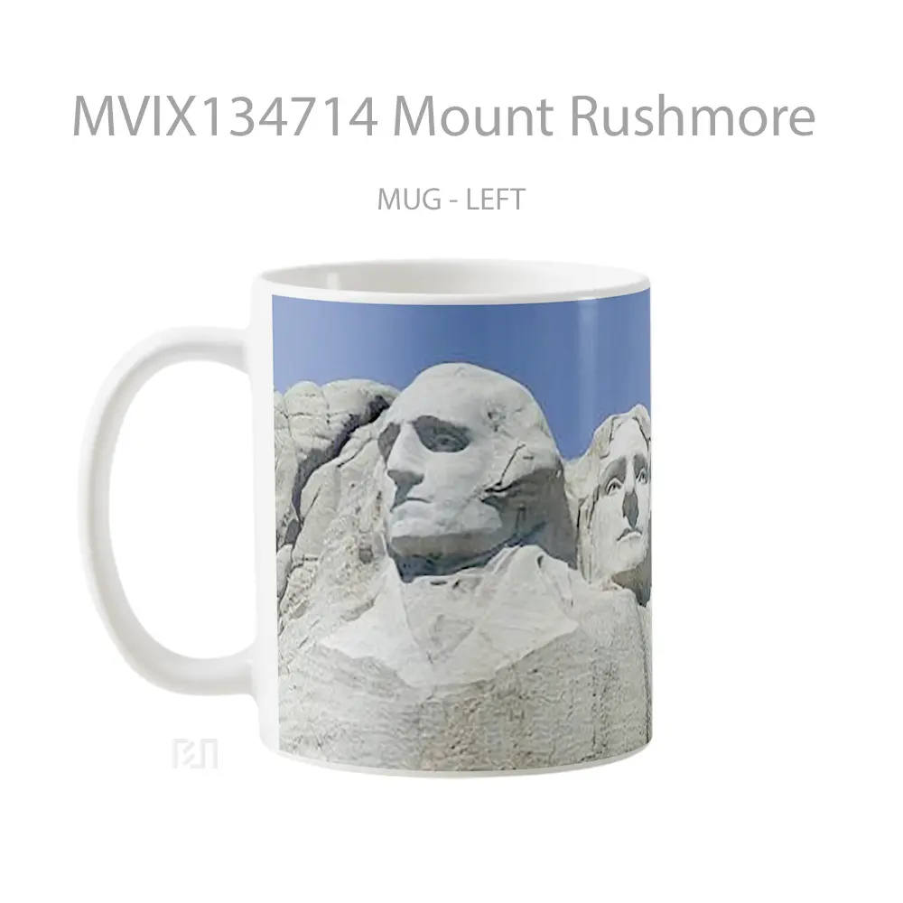 Mug Mount Rushmore Gelas Keramik Unik - All-side / Desain